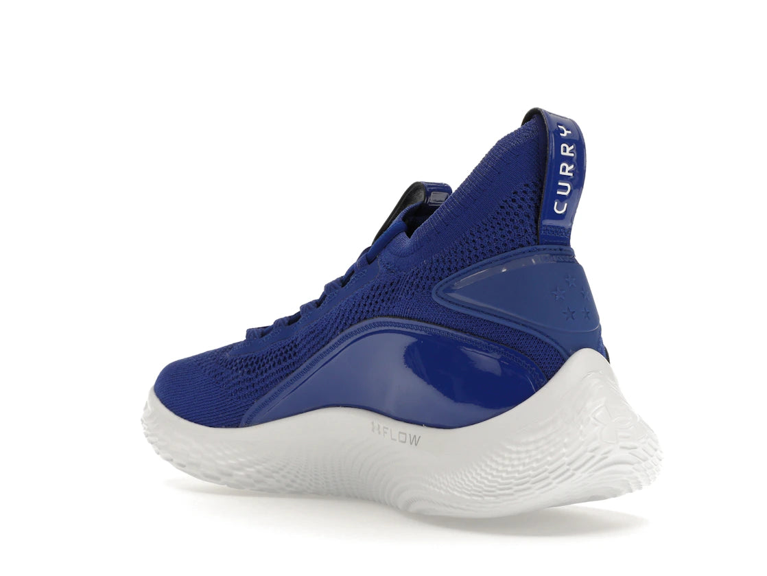 Under Armour Curry Flow 8 Royal Blue White - vue secondaire B