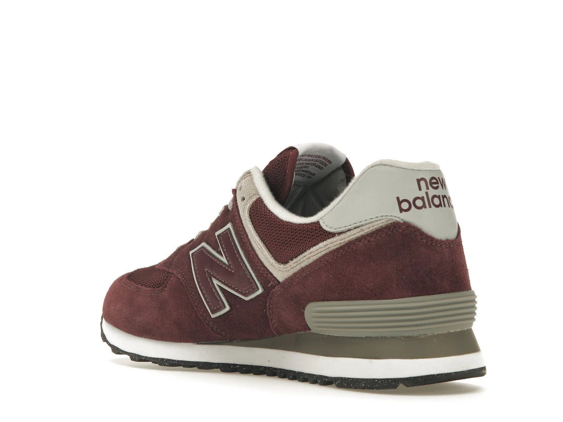New Balance 574 Burgundy White - vue secondaire B