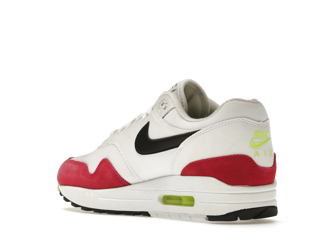Nike Air Max 1 White Black Volt Rush Pink - vue secondaire B