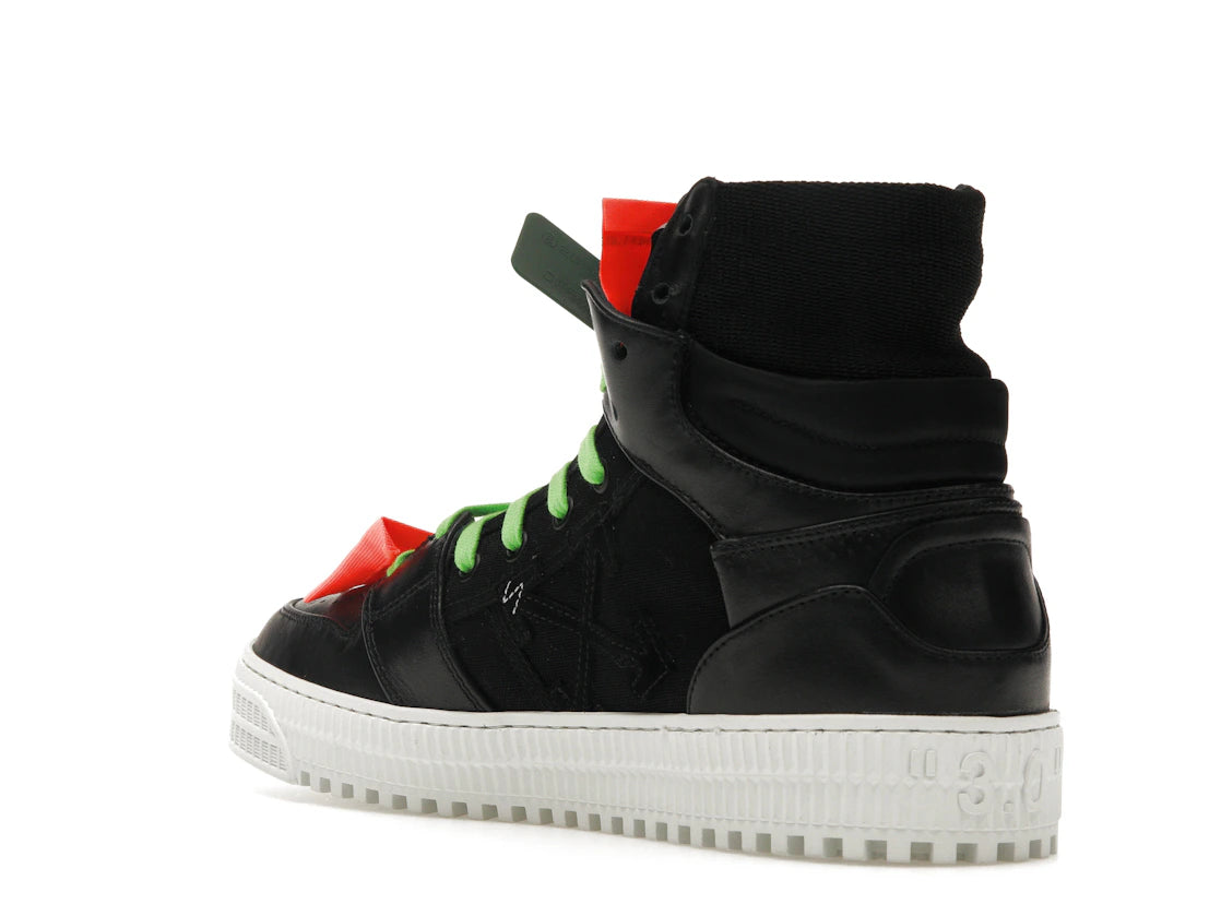 OFF-WHITE Off Court 3.0 Black Neon Green Orange - vue secondaire B