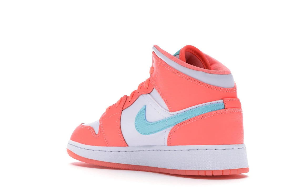 Jordan 1 Mid Crimson Pulse (GS) - vue secondaire B