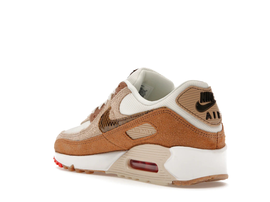Nike Air Max 90 SE Pale Ivory Snakeskin Swoosh (Women's) - vue secondaire B