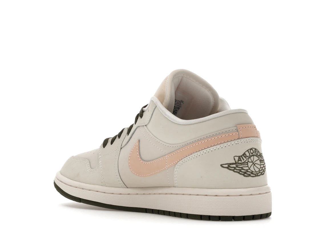 Jordan 1 Low Sail Crimson Tint Khaki (Women's) - vue secondaire B