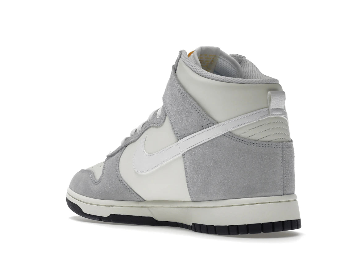 Nike Dunk High Retro Sail Pure Platinum Black White - vue secondaire B