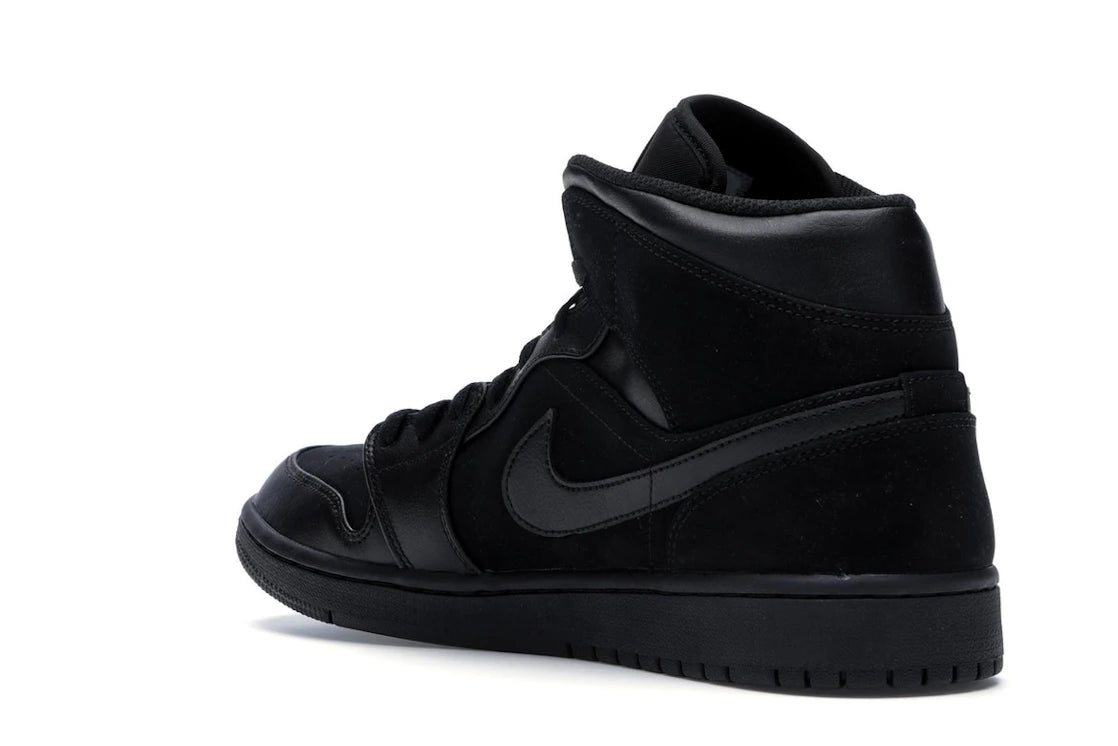 Jordan 1 Mid Triple Black (2018) - vue secondaire B