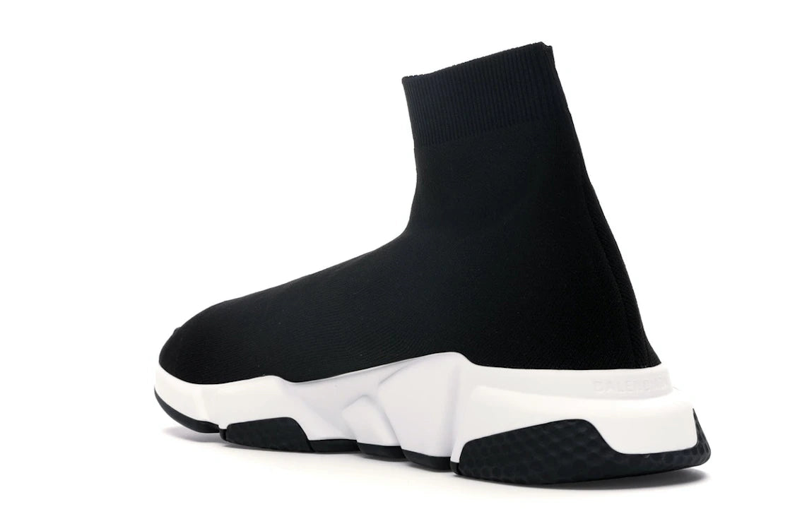 Balenciaga Speed Graffiti Trainers Black White - vue secondaire B