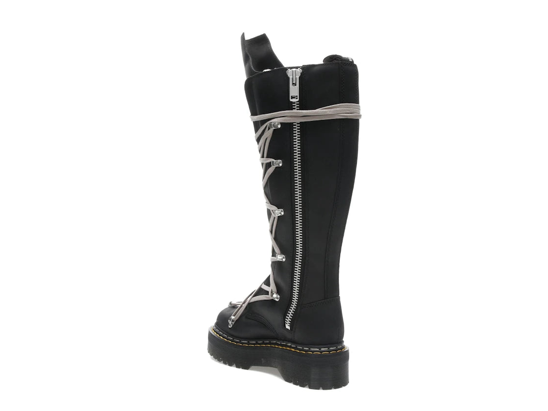 Dr. Martens 1460 DRKSHDW Quad Sole Pentalace Boot Rick Owens Black (Women's) - vue secondaire B