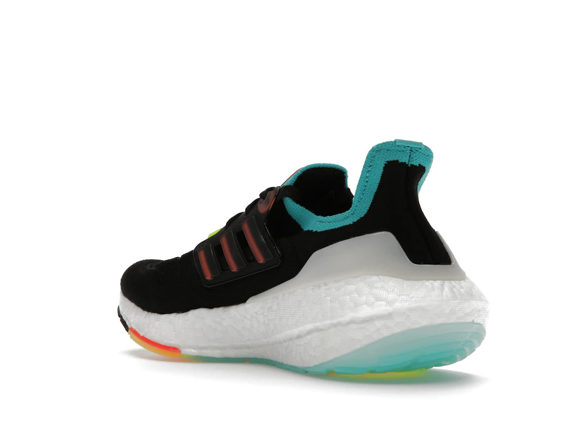 adidas Ultra Boost 22 Black Turbo Mint Rust - vue secondaire B