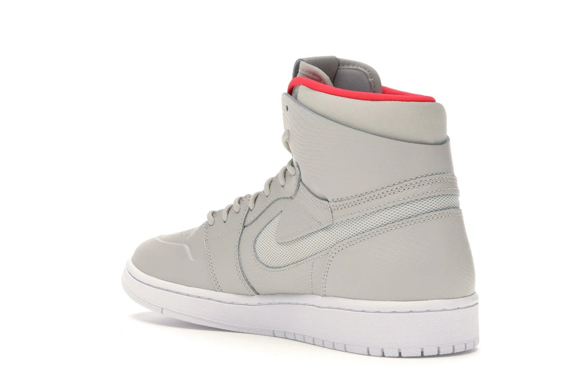Jordan 1 Retro High Nouveau Pure Platinum Bright Crimson - vue secondaire B