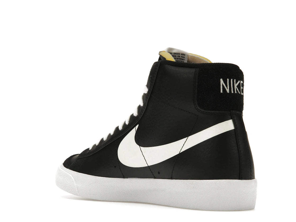 Nike Blazer Mid 77 Vintage Reverse Logo Black - vue secondaire B