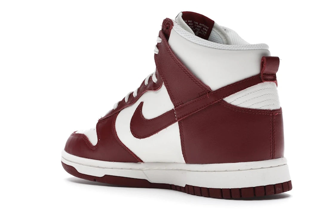 Nike Dunk High Sail Team Red (Women's) - vue secondaire B