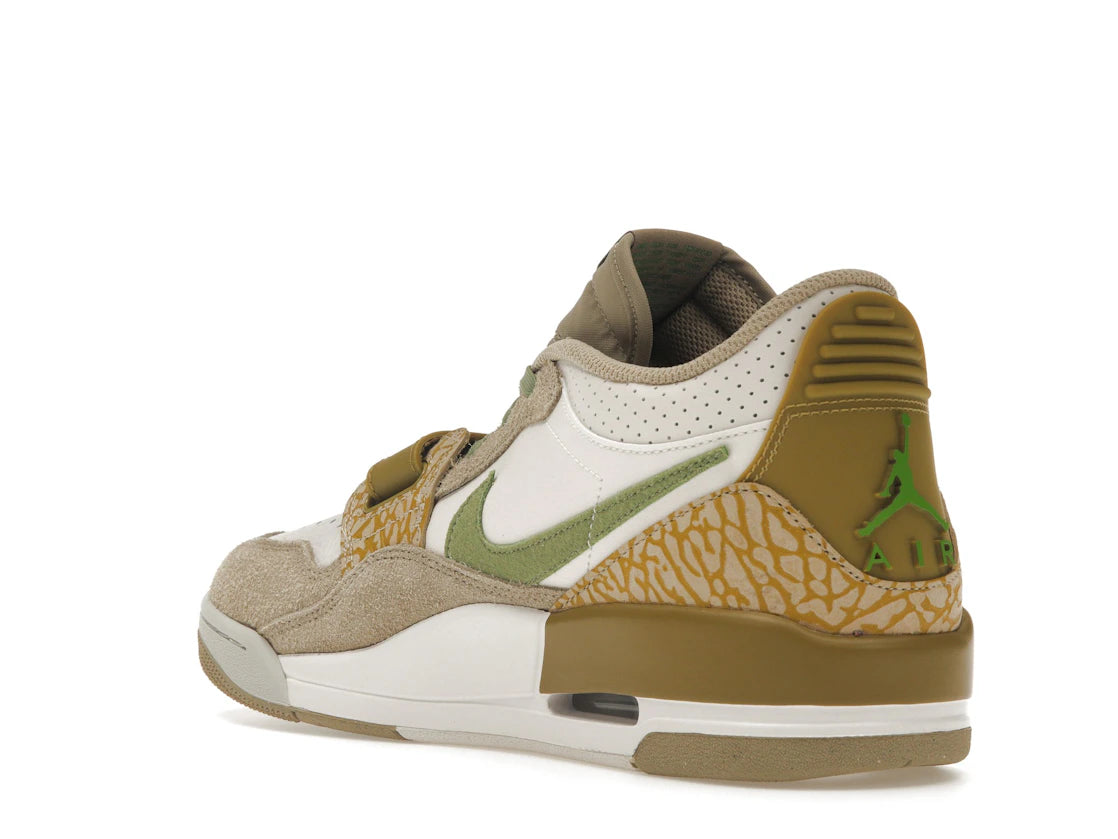 Jordan Legacy 312 Low Golden Moss Alligator - vue secondaire B