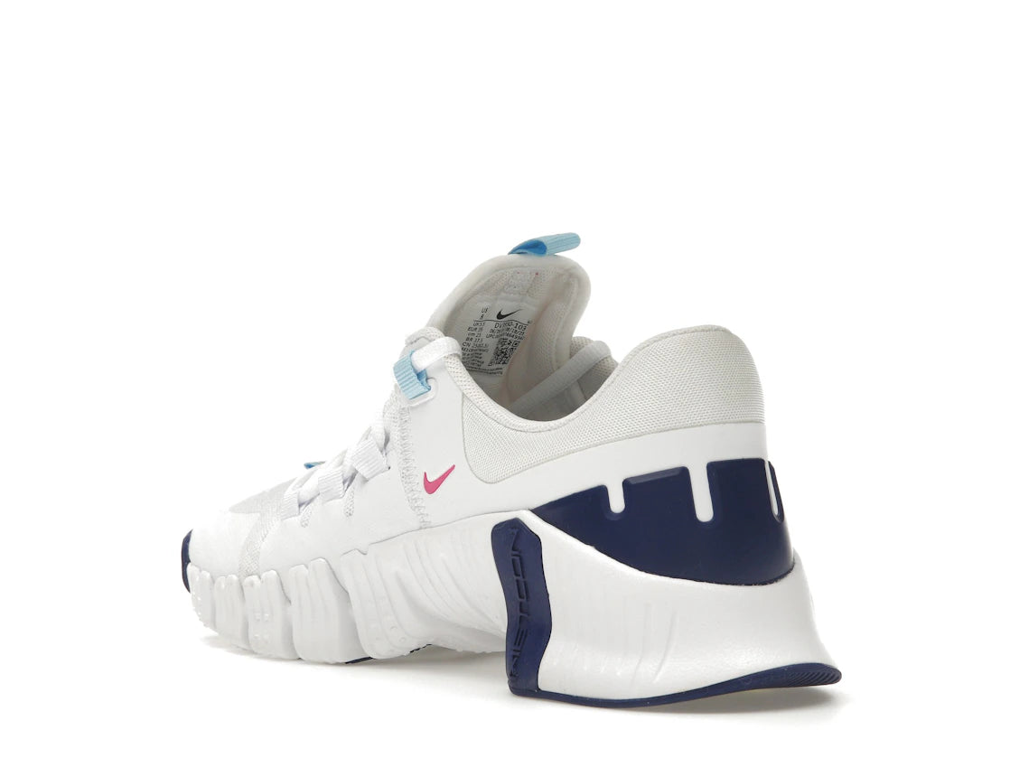 Nike Free Metcon 5 White Aquarius Blue (Women's) - vue secondaire B