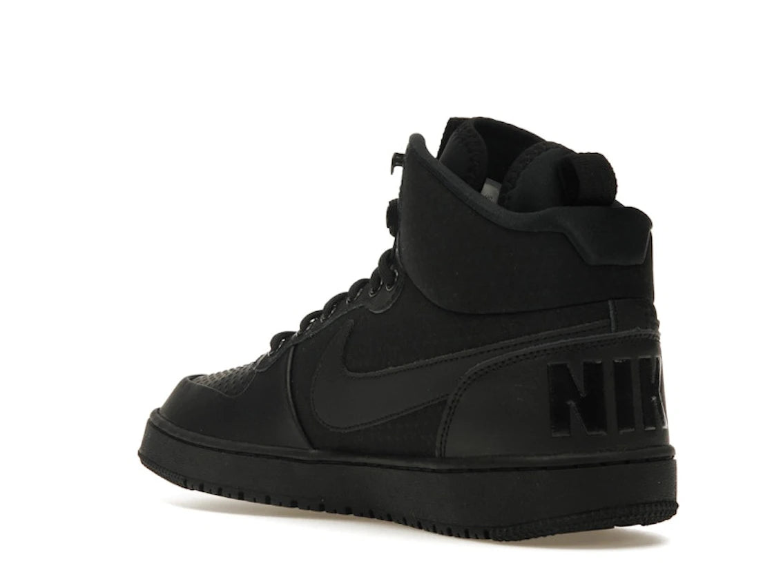 Nike Court Borough Mid Winter Triple Black - vue secondaire B