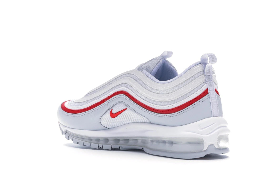 Nike Air Max 97 White Pure Platinum University Red - vue secondaire B