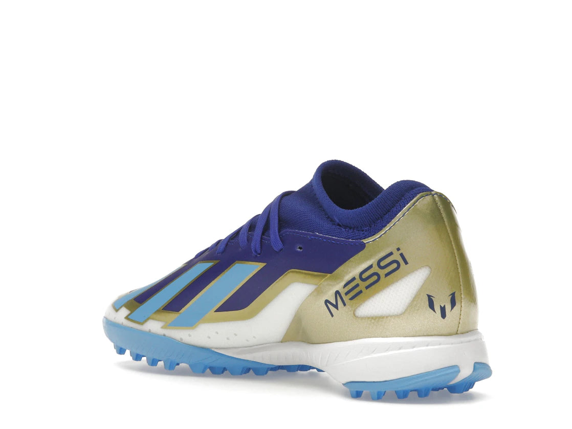 adidas Crazyfast Messi League Turf Lucid Blue Blue Burst Cloud White - vue secondaire B