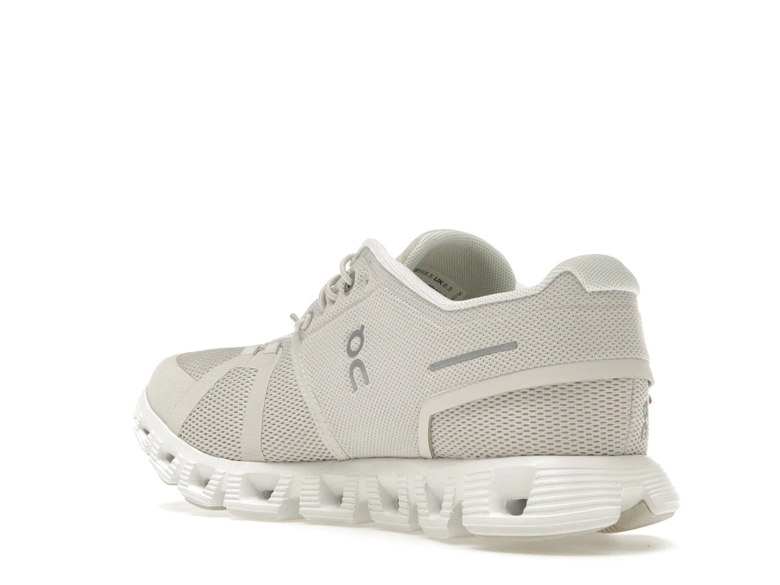 On Running Cloud 5 Pearl White (Women's) - vue secondaire B
