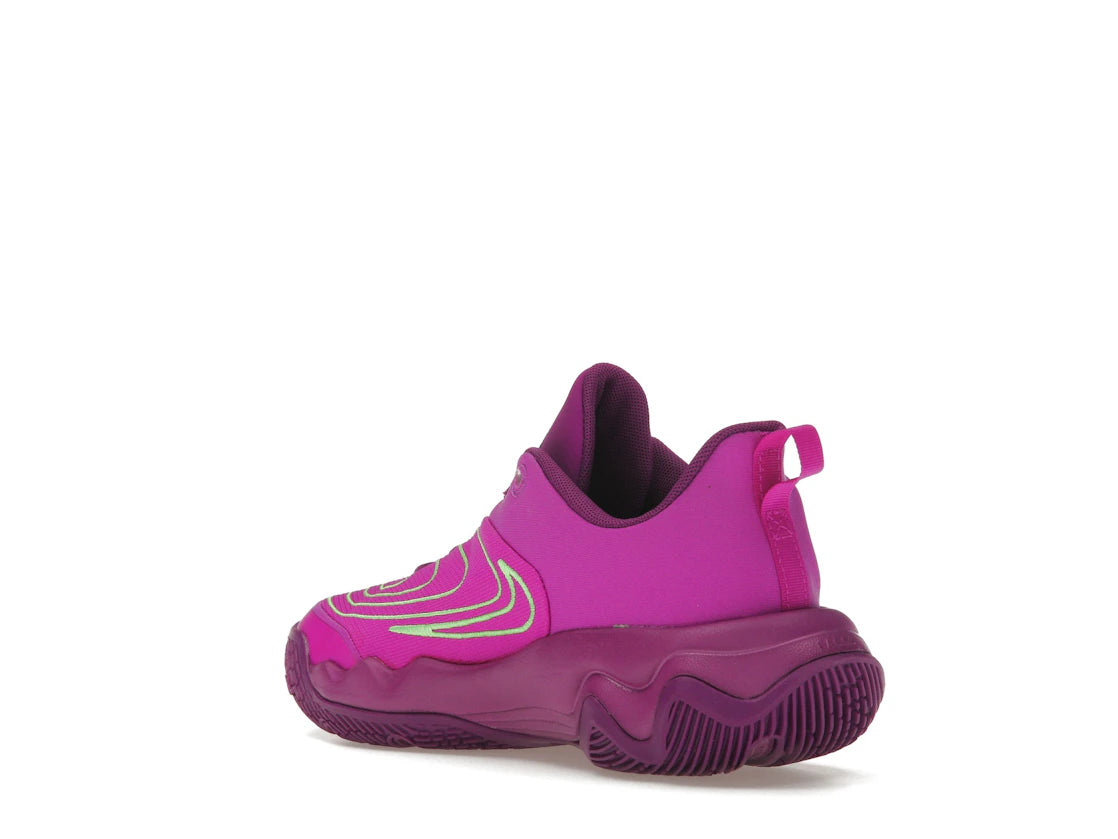 Nike Giannis Immortality 4 Bold Berry Green Strike Hyper Violet Black (GS) - vue secondaire B