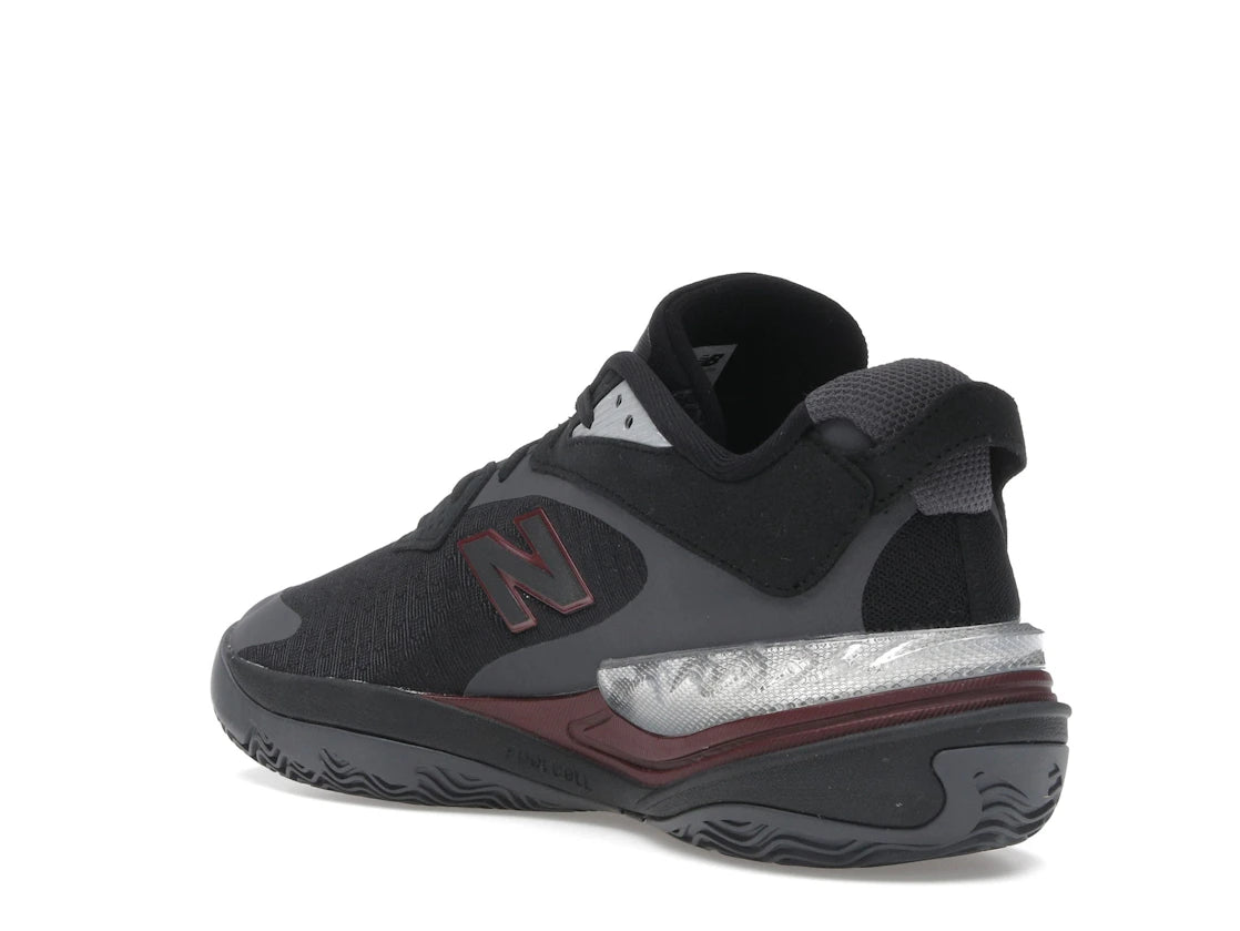 New Balance BB Hesi Low v2 Black Crimson - vue secondaire B