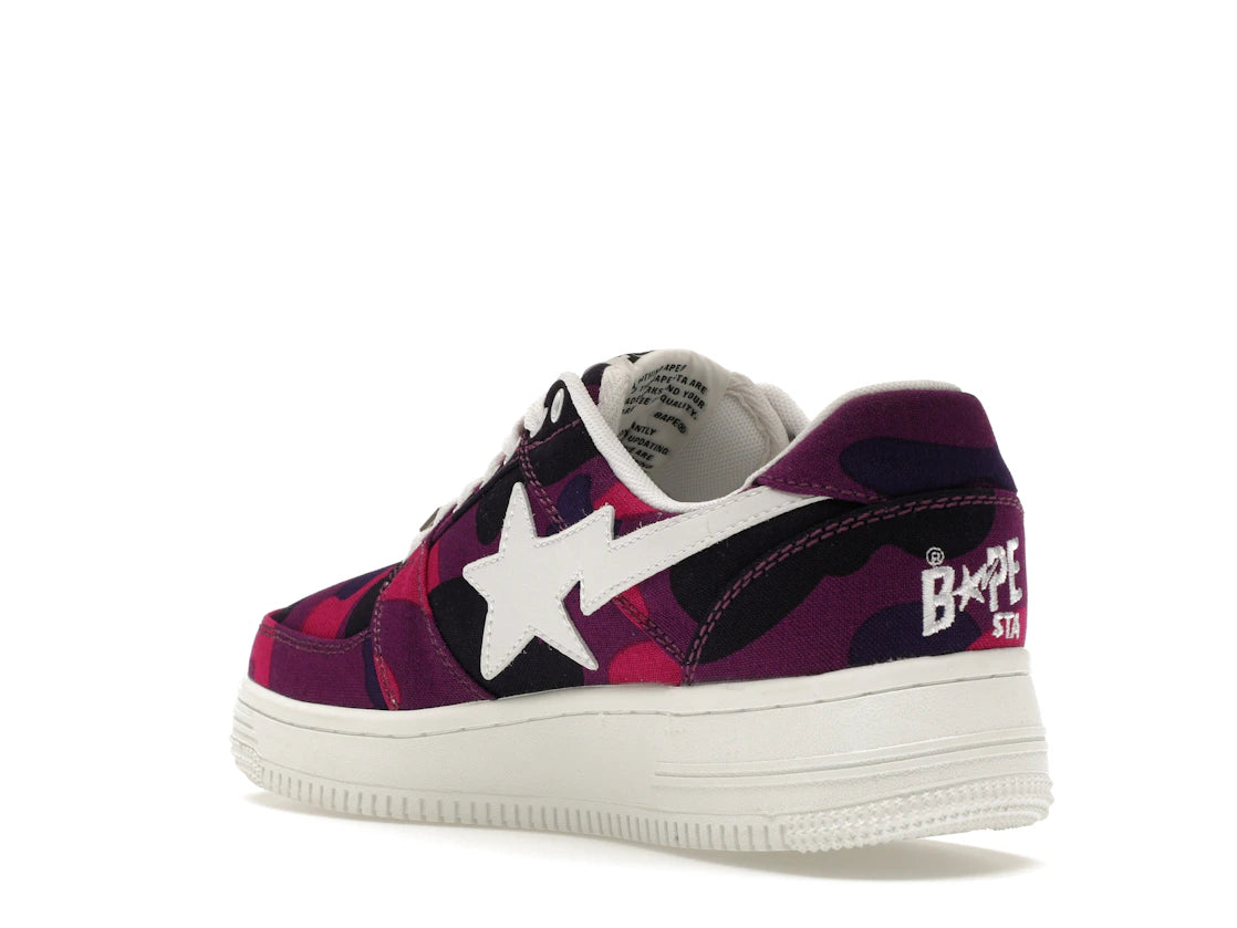 A Bathing Ape Bape Sta Low Color Camo Purple - vue secondaire B