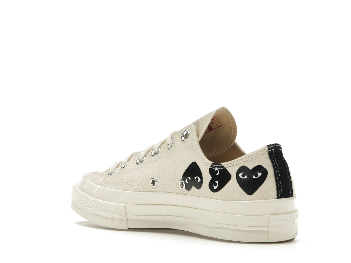 Converse Chuck Taylor All Star 70 Ox Comme des Garcons PLAY Multi-Heart Milk - vue secondaire B