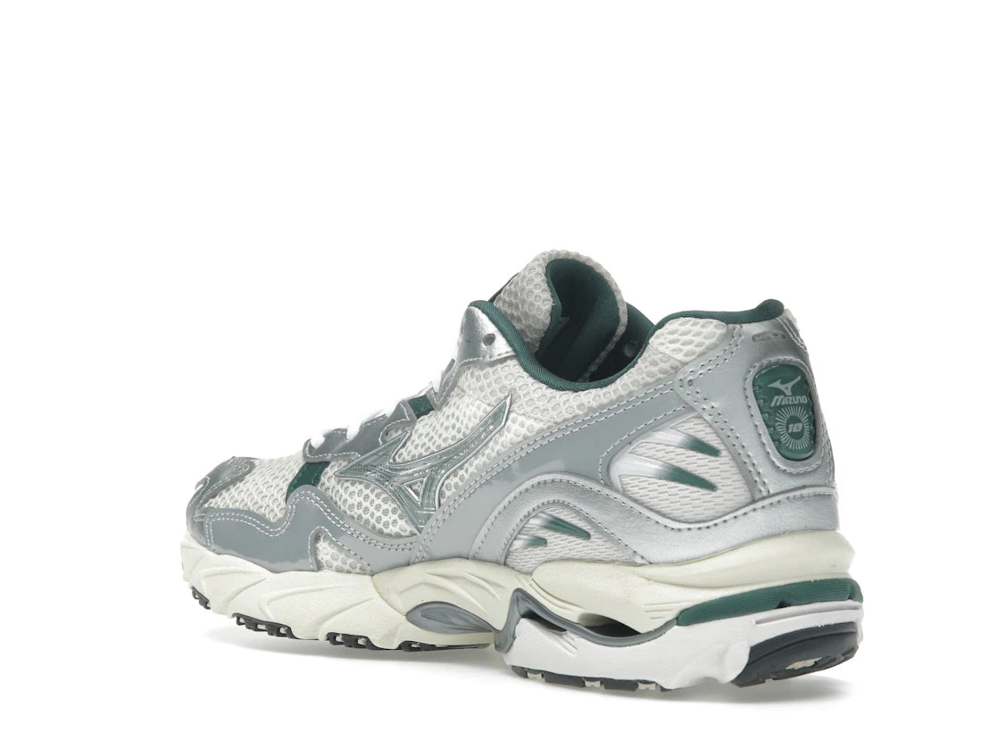 Mizuno Wave Rider 10 White Slate Bistro Green - vue secondaire B