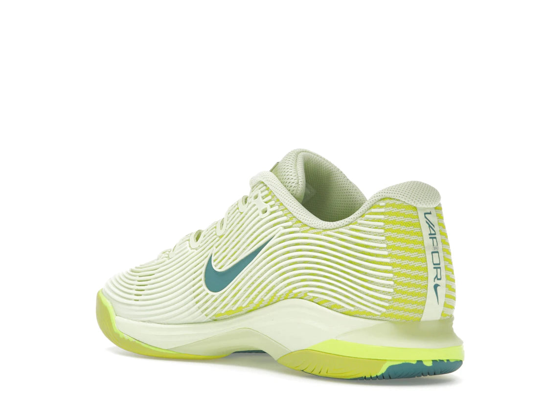 Nike Court Vapor 12 HC Premium Luminous Green High Voltage White Mineral Teal (Women's) - vue secondaire B
