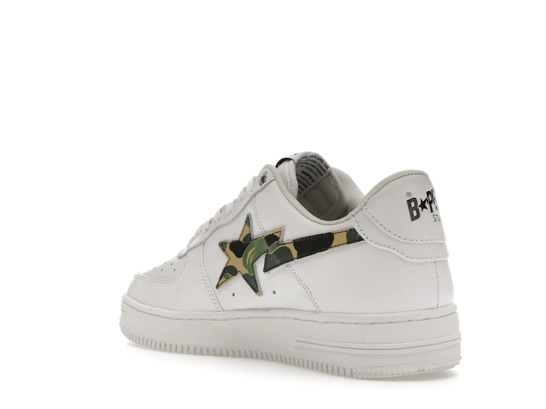A Bathing Ape Bape Sta Low ABC Camo White Green (2022) - vue secondaire B