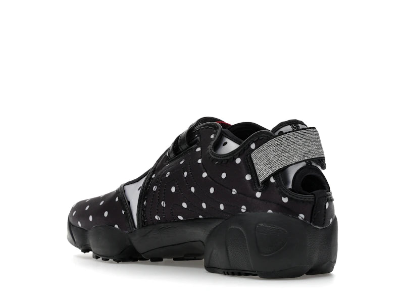 Nike Air Rift Breathe Polka Dots Black Metallic Silver (Women's) - vue secondaire B