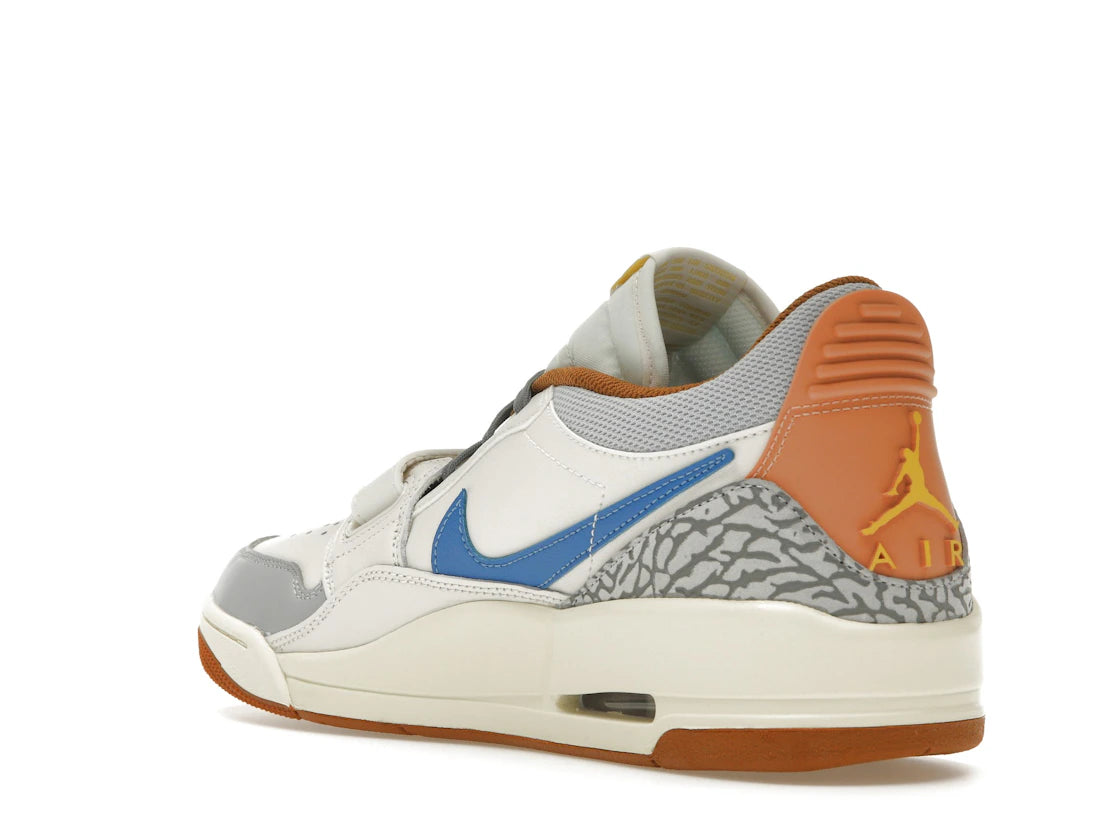 Jordan Legacy 312 Low Phantom Amber Brown Star Blue - vue secondaire B