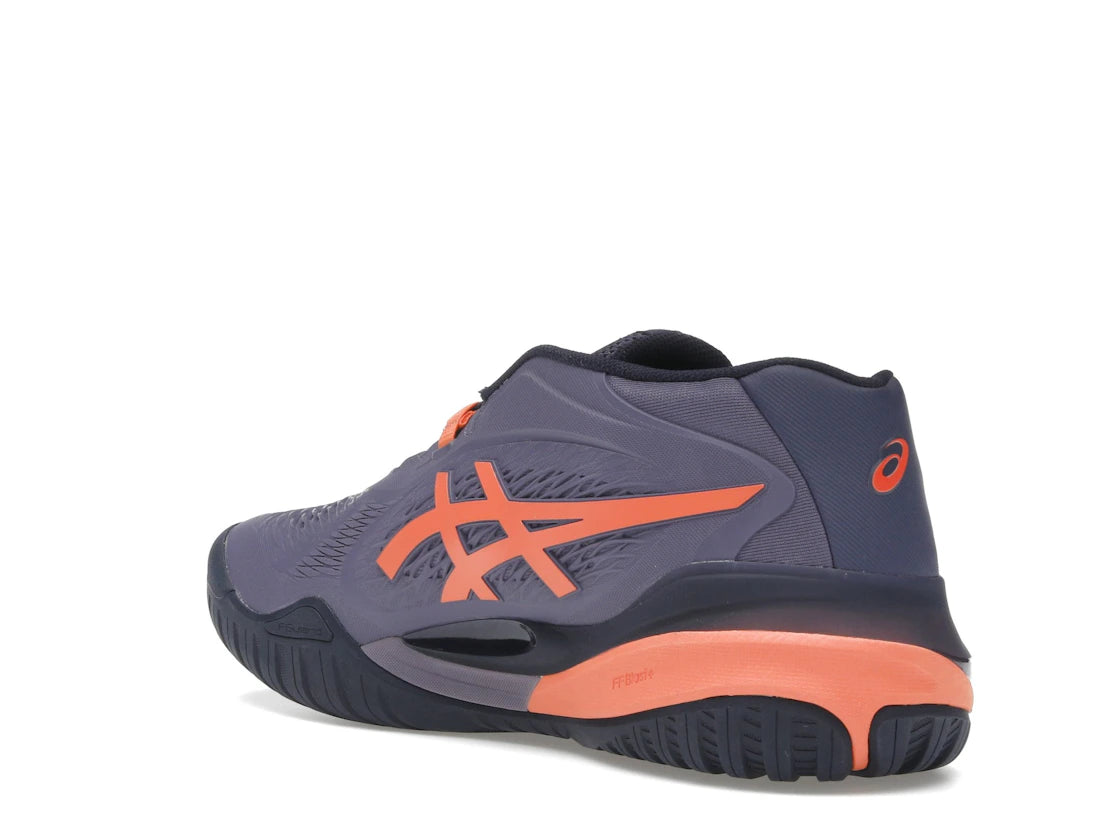 ASICS Gel-Resolution X Greyish Purple Nova Orange - vue secondaire B
