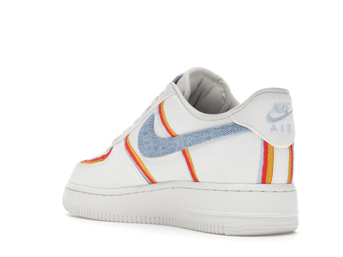 Nike Air Force 1 Low Sail Denim Swoosh (Women's) - vue secondaire B
