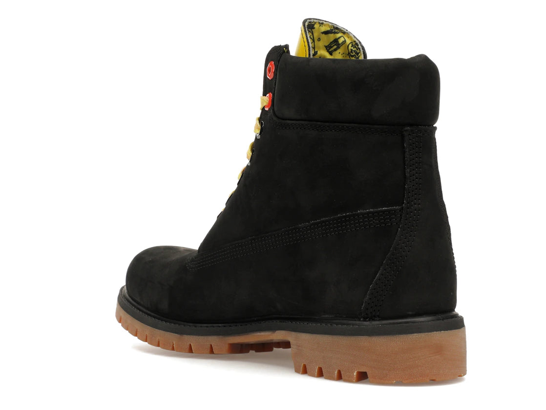 Timberland 6" Boot Spongebob Black - vue secondaire B