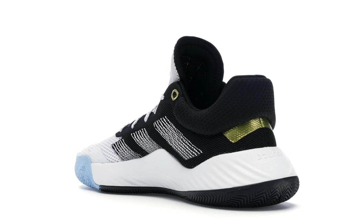adidas D.O.N. Issue #1 White Black Gold Metallic - vue secondaire B