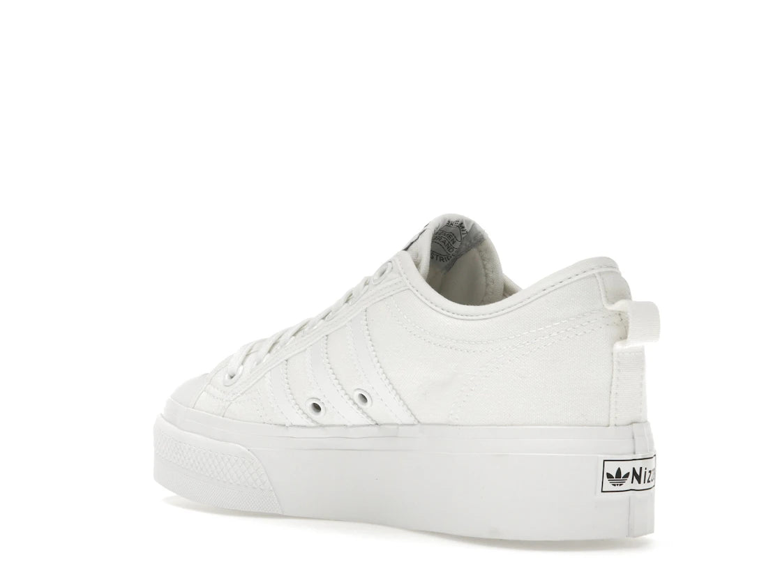 adidas Nizza Platform Triple White (Women's) - vue secondaire B
