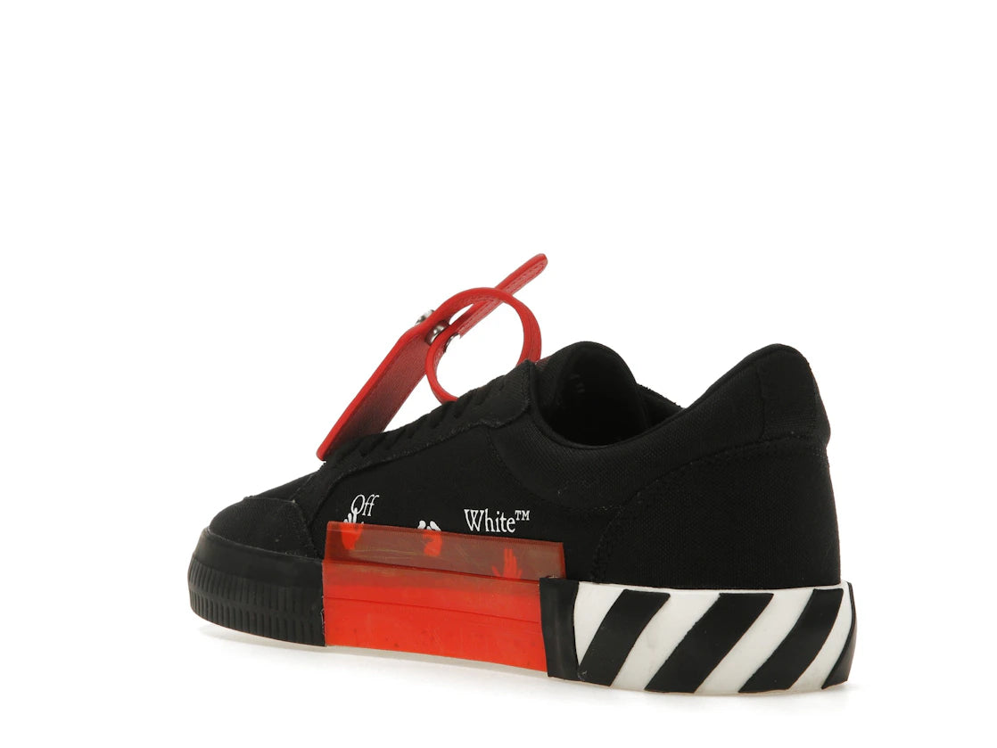 OFF-WHITE Vulcanized Low Black Orange Canvas - vue secondaire B