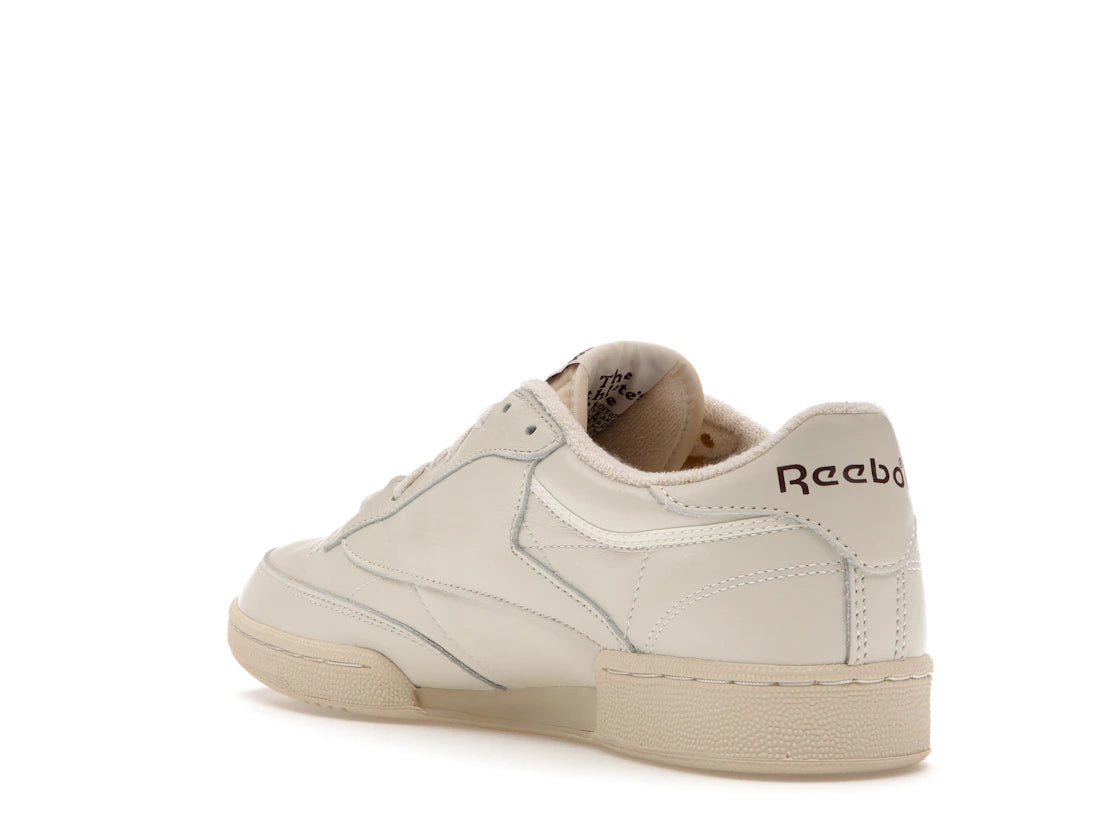 Reebok Club C 85 Chalk Alabaster Maroon - vue secondaire B