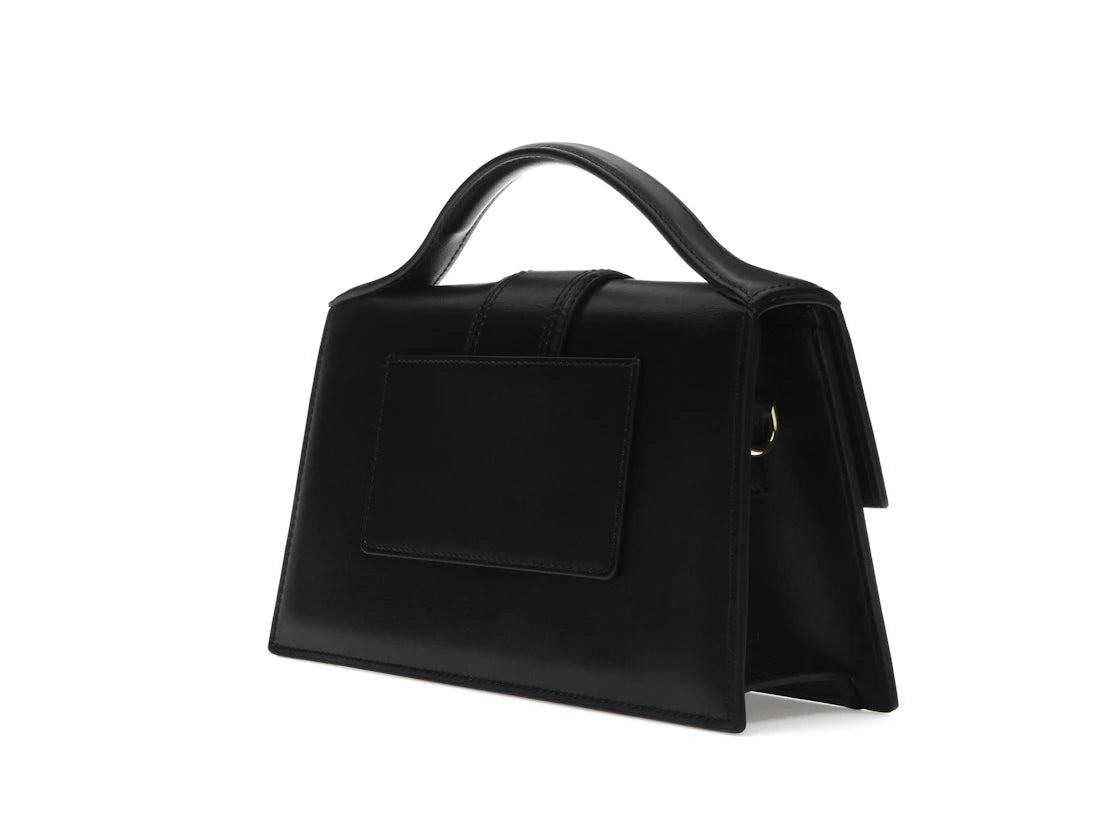 Jacquemus Le Grand Bambino Crossbody Strap Handbag Black - vue secondaire B