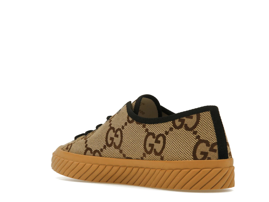 Gucci Maxi GG Low Top Beige Ebony - vue secondaire B