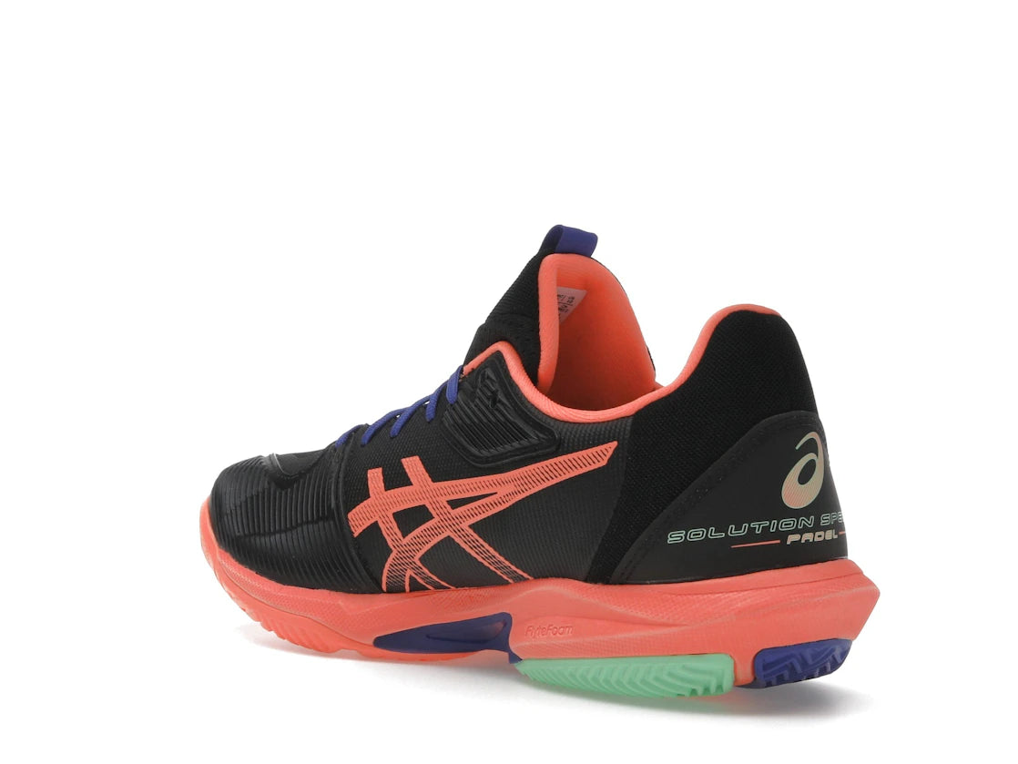 ASICS Solution Speed FF 3 Padel Black Vivid Coral - vue secondaire B