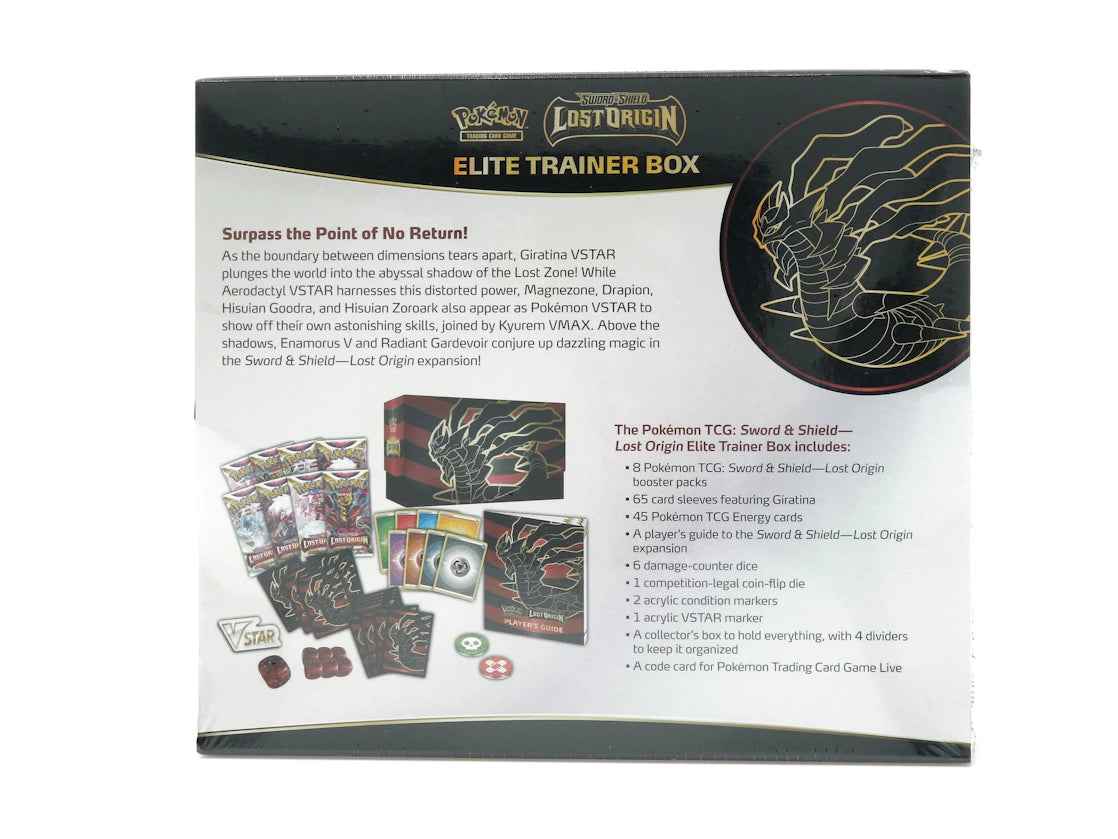Pokémon-Sammelkartenspiel Schwert & Schild: Die verlorene Herkunft – Elite-Trainerbox - vue secondaire B