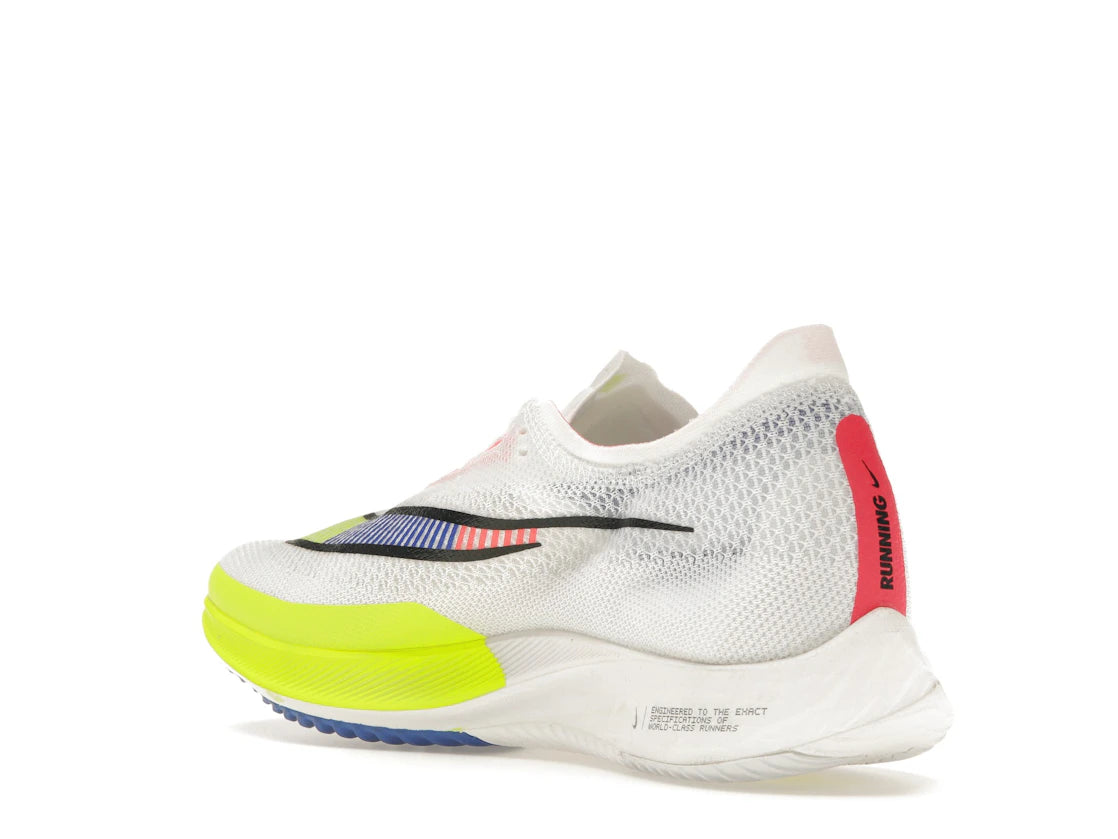 Nike ZoomX Streakfly Premium White Volt Racer Blue - vue secondaire B
