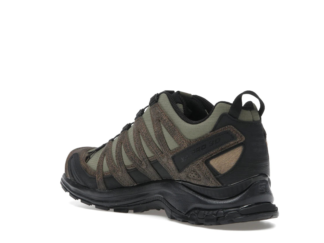 Salomon XA Pro 3D Distressed Leather Dark Earth Black - vue secondaire B