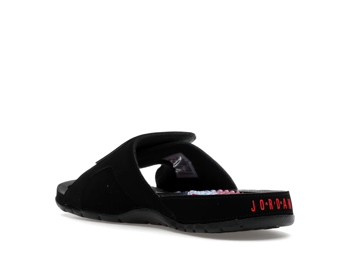 Jordan Hydro 6 Retro Slide Black Infrared - vue secondaire B