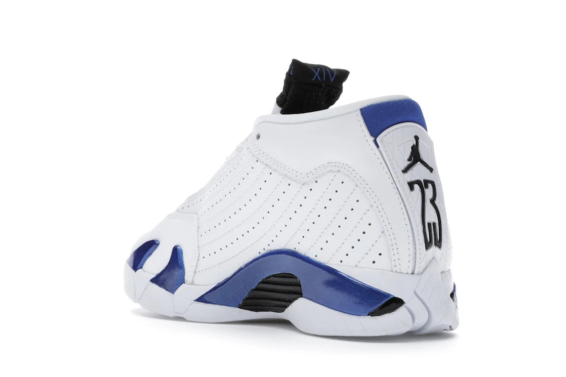 Jordan 14 Retro White Hyper Royal (PS) - vue secondaire B