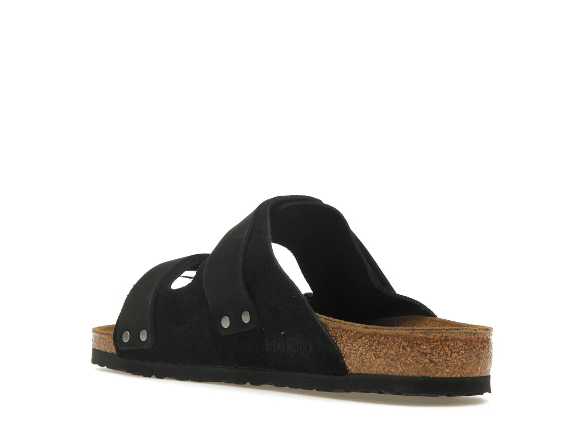 Birkenstock Uji Nubuck Suede Black - vue secondaire B