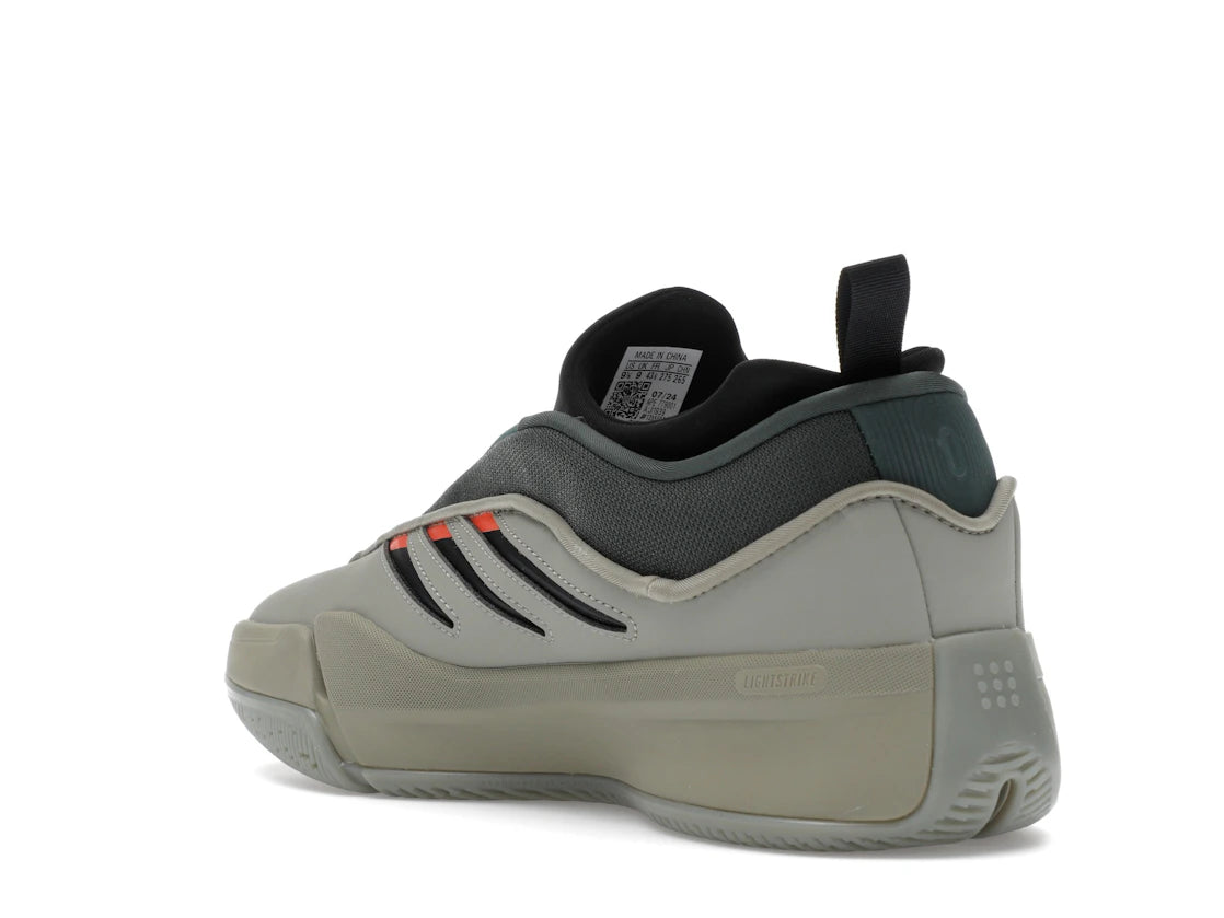 adidas Dame 9 Silver Pebble - vue secondaire B