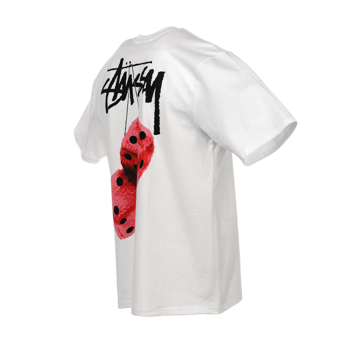 Stussy Fuzzy Dice Tee White - vue secondaire B