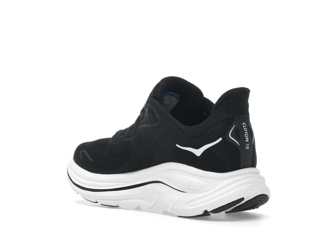 Hoka One One Clifton 10 Black White (Women's) - vue secondaire B