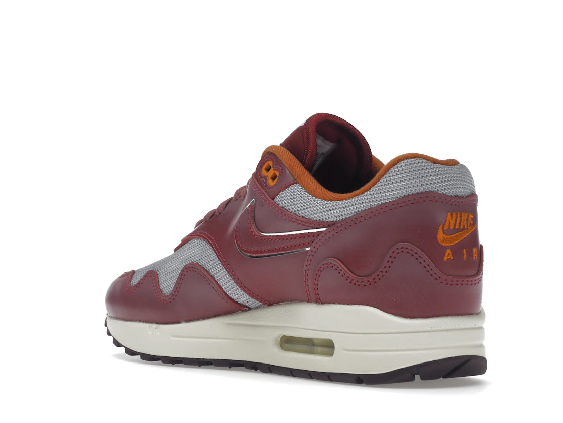 Nike Air Max 1 Patta Waves Rush Maroon (without Bracelet) - vue secondaire B